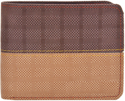 

Bagaholics Men Brown, Khaki Artificial Leather Wallet(4 Card Slots)