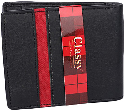 

Glasy Boys Black Artificial Leather Wallet(3 Card Slots)