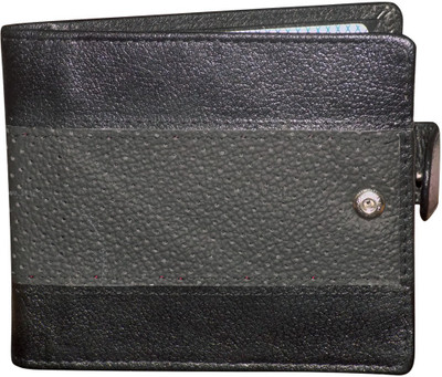 

Style 98 Men Black Genuine Leather Money Clip(8 Card Slots)