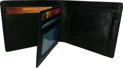 

MFA Men Black Genuine Leather Wallet(9 Card Slots)