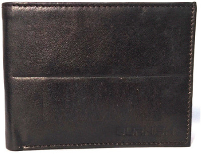 

Burnish Men Brown Genuine Leather Wallet(4 Card Slots)