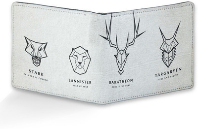 

FannZila Men Multicolor Genuine Leather, Canvas Wallet(6 Card Slots)