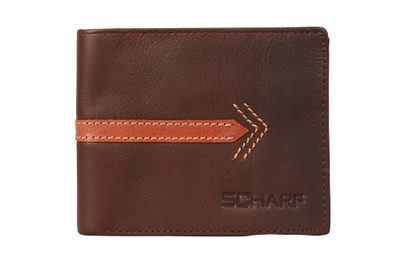 

Scharf Men Brown Genuine Leather Wallet(11 Card Slots), Brown-mwa26