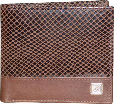 

Kan Men Multicolor Genuine Leather Wallet(10 Card Slots), Black:brown