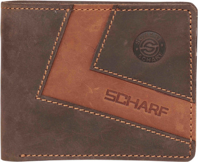 

Scharf Men Multicolor Genuine Leather Wallet(9 Card Slots), Green-42