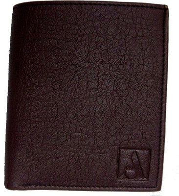 

AARONIC Men Brown Genuine Leather Wallet(9 Card Slots)