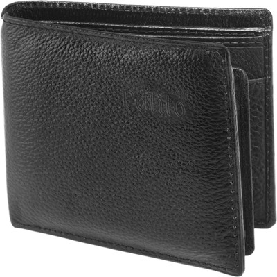 

palito Men Black Genuine Leather Wallet(7 Card Slots)