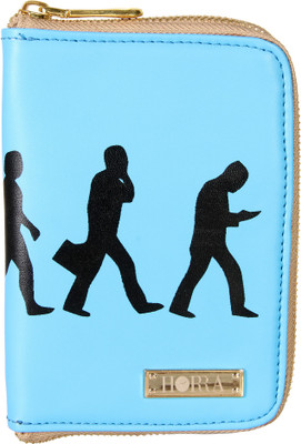 

Horra Women Multicolor Artificial Leather Wallet(4 Card Slots), Blue