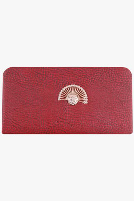 

THE MAXIM Girls Maroon Artificial Leather Wallet(11 Card Slots)