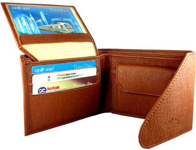 

LANDER Boys Tan Artificial Leather Wallet(4 Card Slots)