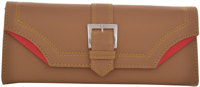 

Cuddle Girls Casual, Formal, Travel, Trendy Multicolor Fabric Wallet(4 Card Slots), Beige