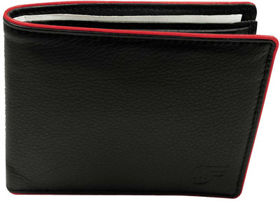 

The Purple Marke Men Black Artificial Leather Wallet(7 Card Slots)