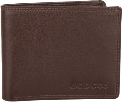 

Abcos Men Brown Genuine Leather Wallet(6 Card Slots), W00100-brown