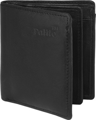 

palito Boys Black Genuine Leather Wallet(10 Card Slots)