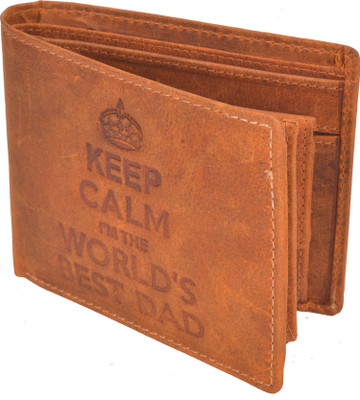 

Bull Kraft Men Brown Genuine Leather Wallet(6 Card Slots), Brown - 05
