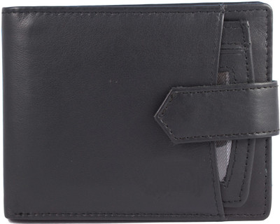 

Zeebros Men Black Genuine Leather Wallet(6 Card Slots)