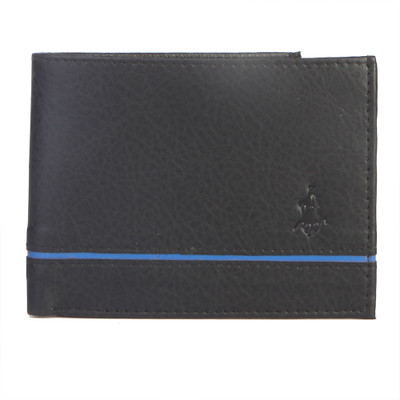 

Royal County Of Berkshire Polo Club Men Black Artificial Leather Wallet(6 Card Slots), Black-02