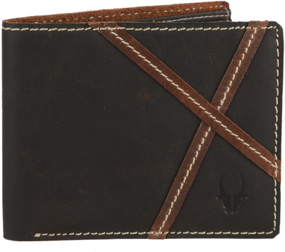 

WildHorn Men Brown Genuine Leather Wallet(6 Card Slots)