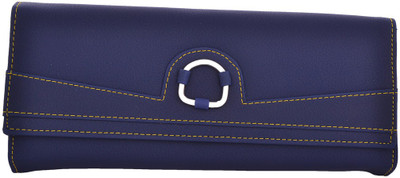 

Cuddle Girls Casual, Formal, Travel, Trendy Multicolor Fabric Wallet(4 Card Slots), Blue