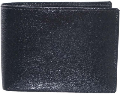 

OODI Men Black Genuine Leather Wallet(3 Card Slots)