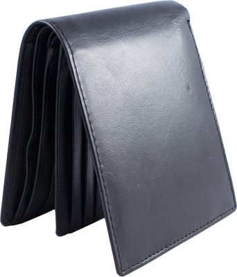 

Zeebros Men Black Genuine Leather Wallet(4 Card Slots)