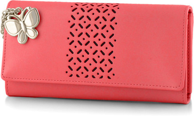 Butterflies Casual Pink Clutch
