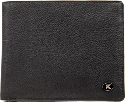 

Khisa Men Black Genuine Leather Wallet(16 Card Slots)