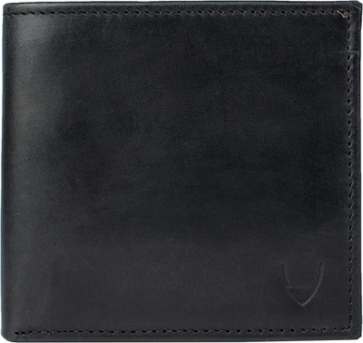 

Hidesign Men Black Genuine Leather Wallet(8 Card Slots)