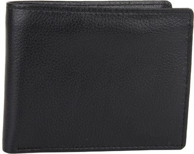

Printz Men Black Genuine Leather Wallet(7 Card Slots), W0082-black