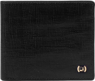 

Da Milano Men Black Genuine Leather Wallet(4 Card Slots)