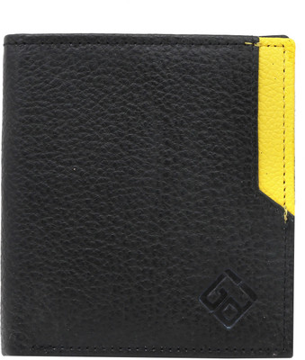 

Giani Bernard Men Black Genuine Leather Wallet(4 Card Slots), Black-01