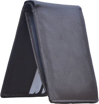 

Death by Color Men Black Genuine Leather Wallet(18 Card Slots)