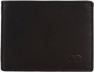 

Amicraft Men Black, Yellow Genuine Leather Wallet(6 Card Slots)