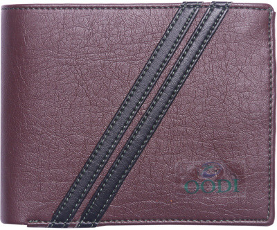 

OODI Men Maroon Genuine Leather Wallet(5 Card Slots)