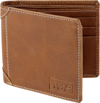 

The Blue Pink Men Brown Artificial Leather Wallet(6 Card Slots), Brown-02