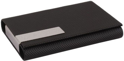 

U. R. GOD Men Black Artificial Leather Card Holder(1 Card Slot)