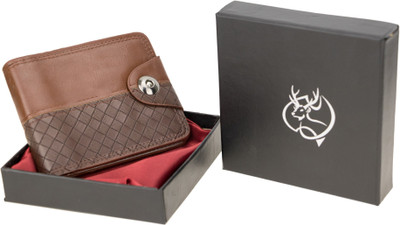 

Zeva Men Brown Artificial Leather Wallet(9 Card Slots)