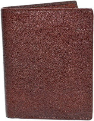 

Knott Men Brown Genuine Leather Wallet(5 Card Slots), Brown-02