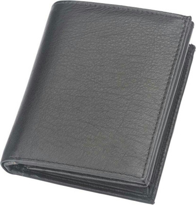 

Death By Color Men Black Genuine Leather Wallet(17 Card Slots)