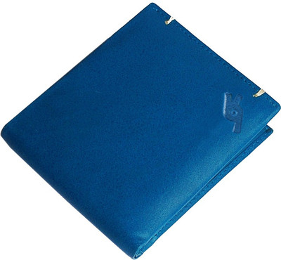 Garri Men Blue Genuine Leather Wallet(8 Card Slots)