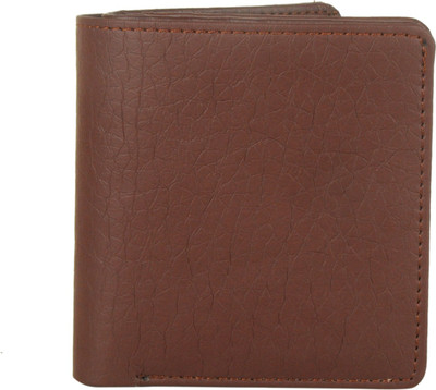 

hasnain leather works Men Brown Genuine Leather Money Clip(7 Card Slots)