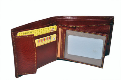 

Feather Touch Men Multicolor Genuine Leather Wallet(11 Card Slots)