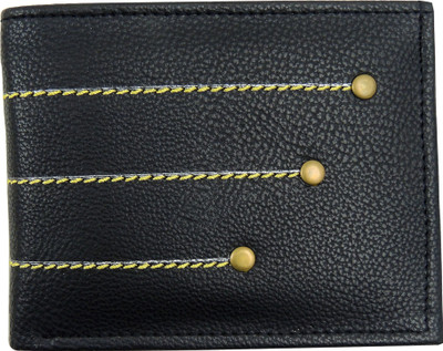 

Rabarman Men Black Genuine Leather Wallet(6 Card Slots)