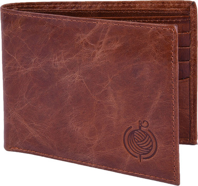 

Taksh Men Brown Genuine Leather Wallet(9 Card Slots)