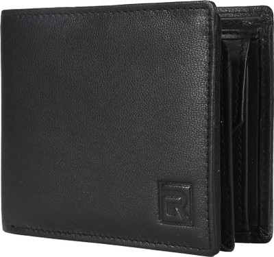 

Regnum Men Black Genuine Leather Wallet(7 Card Slots)
