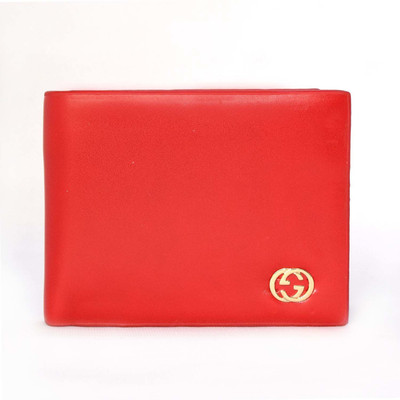 

D'zigners Men Red Genuine Leather Wallet(6 Card Slots)