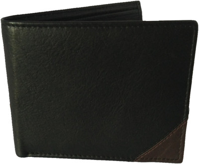 

reza pellis Men Black, Brown Genuine Leather Wallet(10 Card Slots)