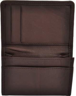 

XAX Men Trendy, Casual Brown Genuine Leather Card Holder(4 Card Slots)
