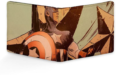

Shopmania Men Multicolor Genuine Leather, Canvas Wallet(5 Card Slots), Black