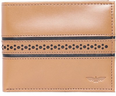 

Park Avenue Men Beige Genuine Leather Wallet(5 Card Slots)